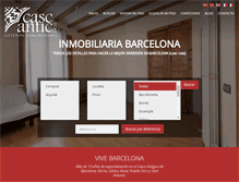 Tablet Screenshot of cascanticbcn.com